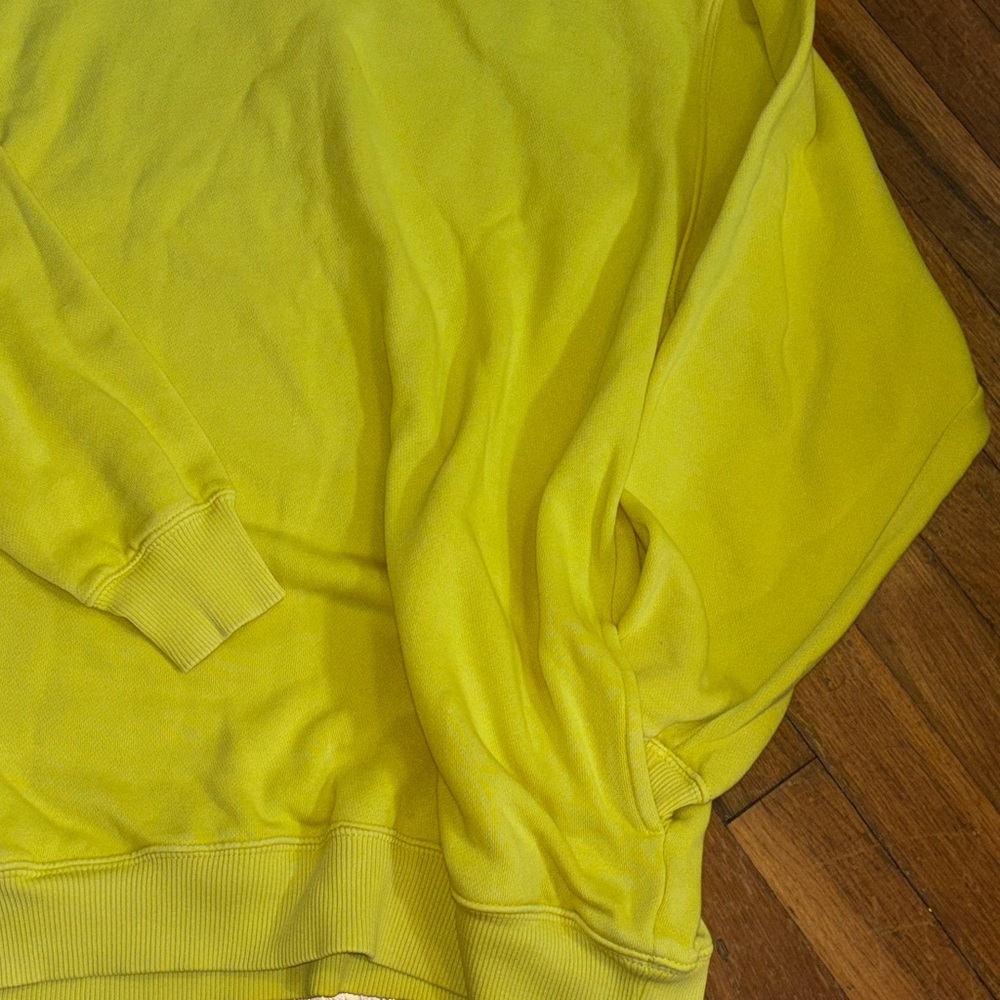 Aerie Yellow Crewneck Sweater - Picture 2 of 4